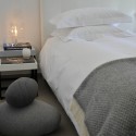 Housse de couette en percale de coton blanc 80 fils jour poinçon