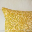 Mustard cushion Uzes