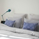 Pearl gray washed linen pillow case