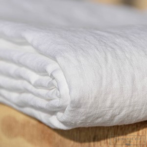 White washed linen per meter