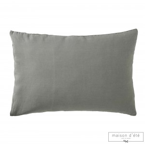 White washed linen pillowcases