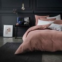 White washed linen pillowcases