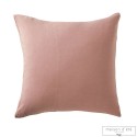 Taie d'oreiller en lin stone washed rose masala