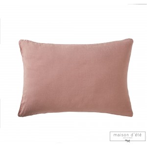 White washed linen pillowcases