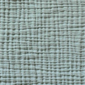 Mineral blue cotton gauze pillox cover