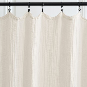 ivoiry linen curtain