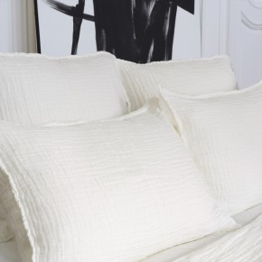 cushion cover waffle linen milk