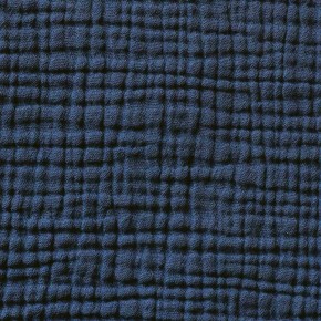 Drap housse gaze de coton bleu nuit