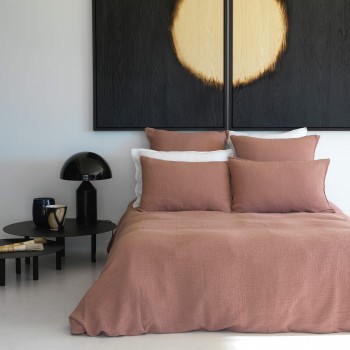 polished copper cotton gauze duvet cover