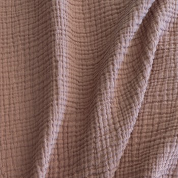 Polished copper cotton gauze duvet cover