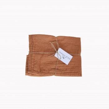 Terra Cotta cotton gauze table napkin 45X45 CM