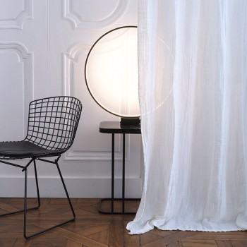 Gaspard curtain in white washed linen 137X275 CM