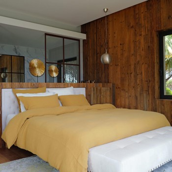 Cotton gauze duvet cover...