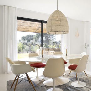 White washed linen thick sold per meter