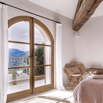 White washed linen gauze