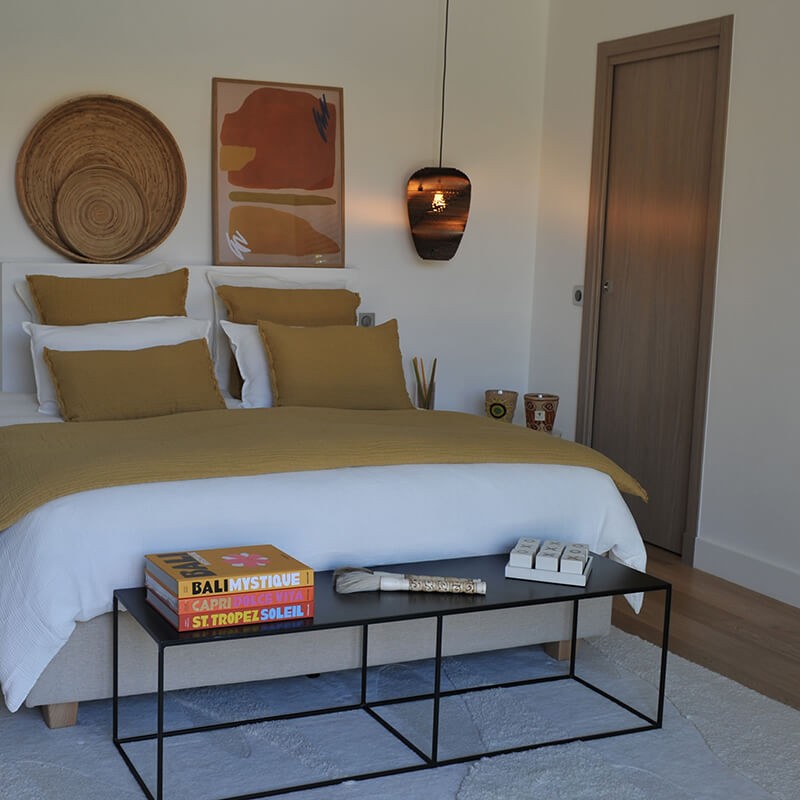 Tino Curry Embossed Linen and Cotton Duvet, 85x200 cm Tino Curry Embossed Linen and Cotton Duvet, 85x200 cm