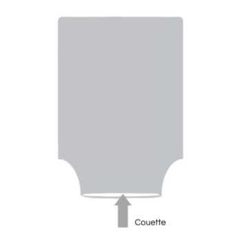 Housse de couette gaze de coton bleu minéral