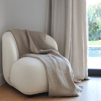 Cappuccino throw