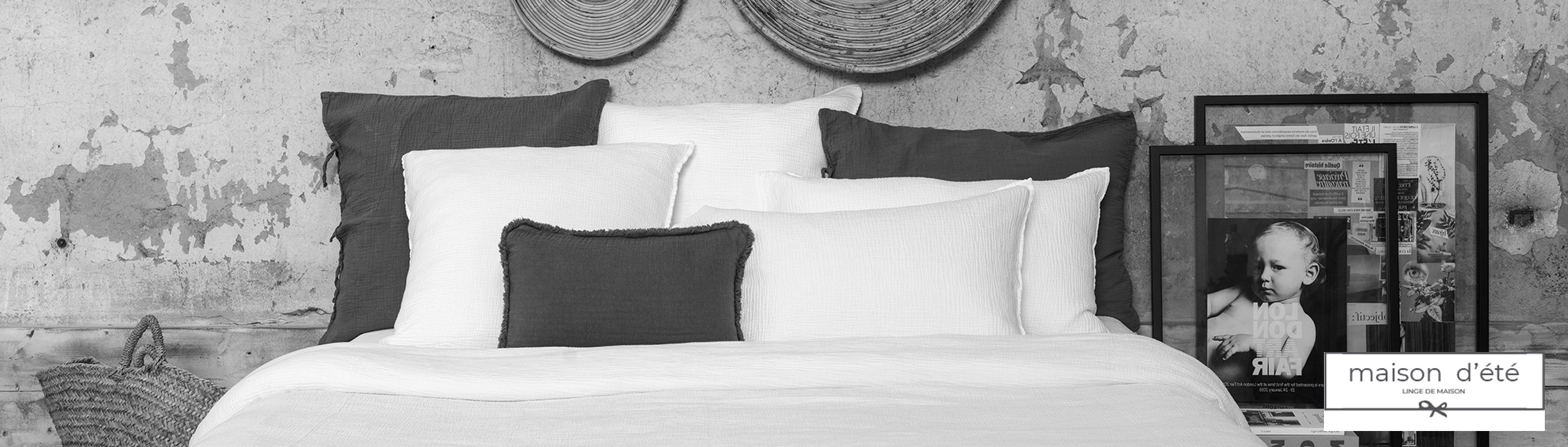 Soldes dessus de lit percale