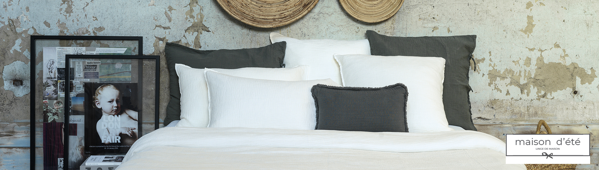 Vente dessus de lit percale