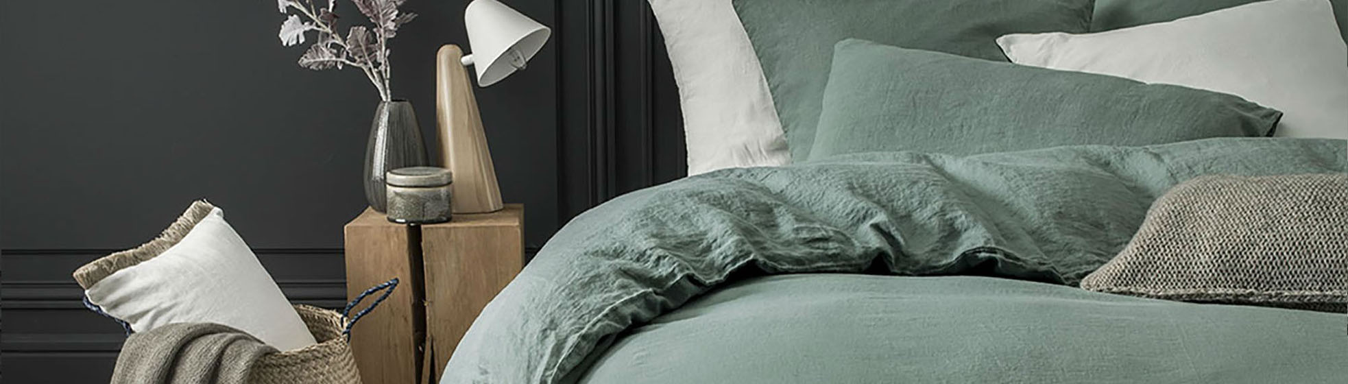 Soldes housse de couette en coton percale