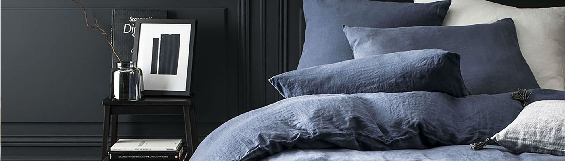 Prix housse de couette en coton bleue