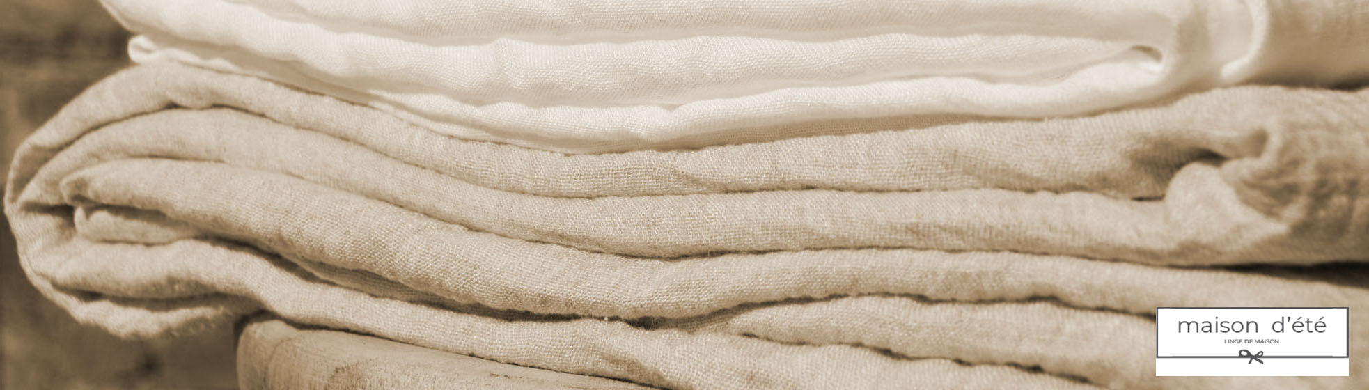 Linge de lit blanc