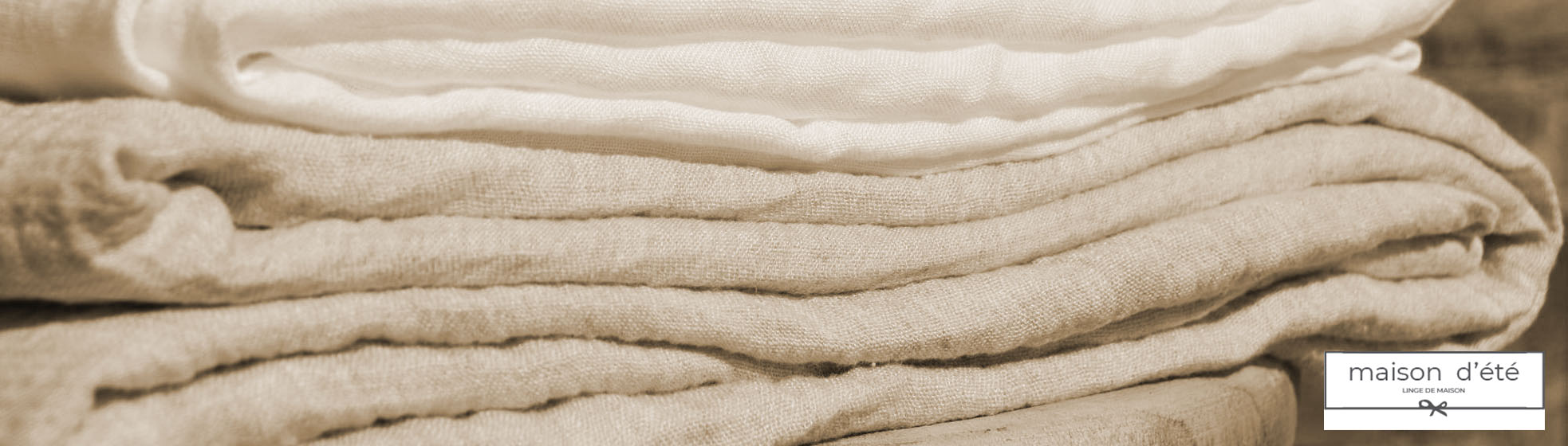 Vente linge de maison percale