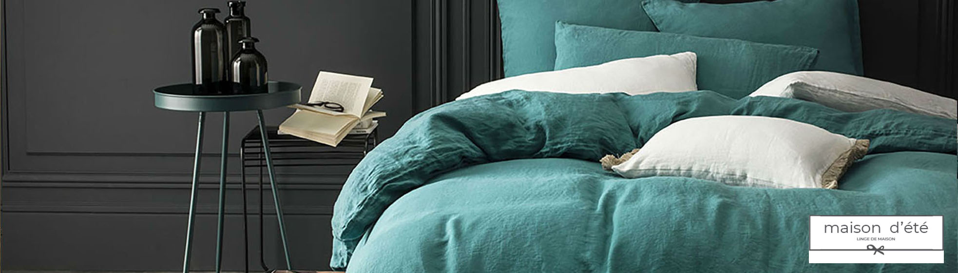 Soldes parure de lit percale