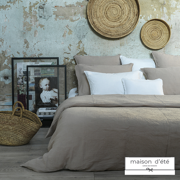 Prix housse de couette en coton bleu