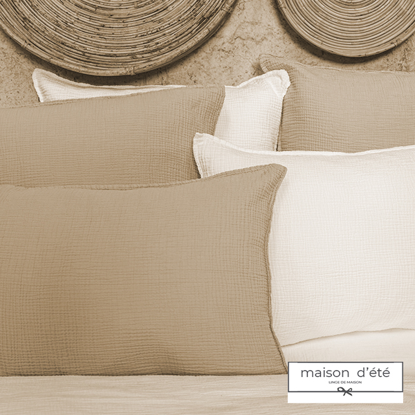 Housse de couette en coton blanche