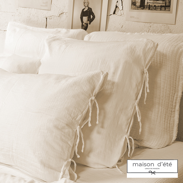 Vente housse de couette en coton bleu