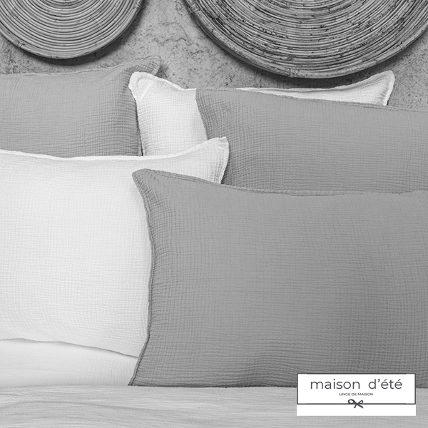 Parure housse de couette en coton percale