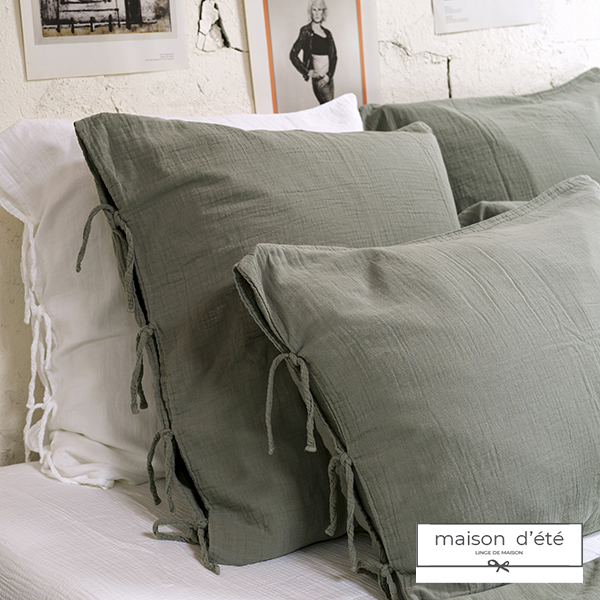 Prix housse de couette en coton verte