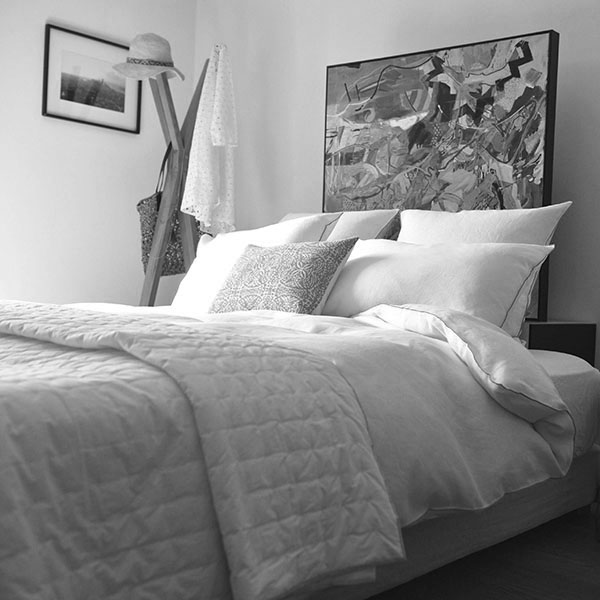 Housse de couette en lin percale