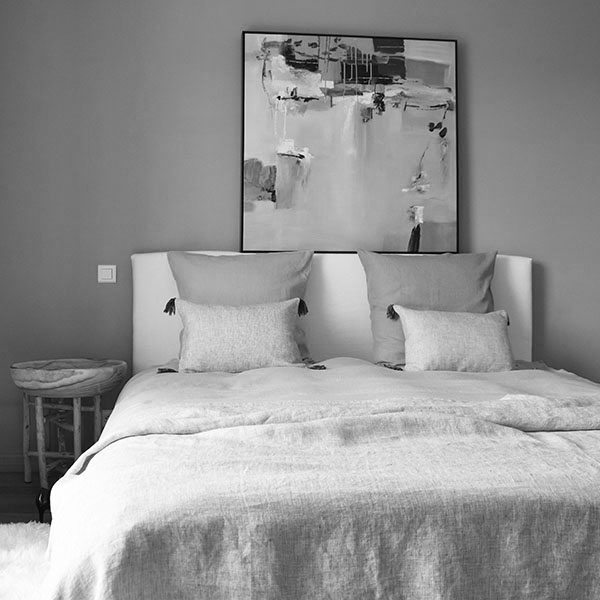 Acheter housse de couette en lin percale