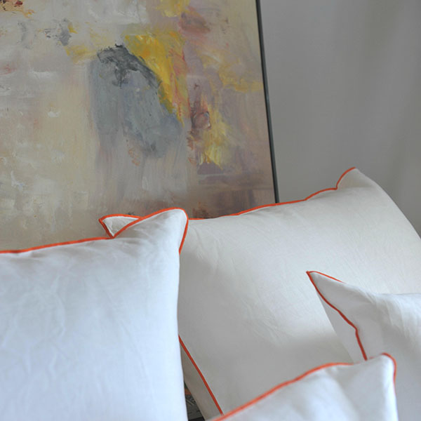 Prix housse de couette en lin blanche