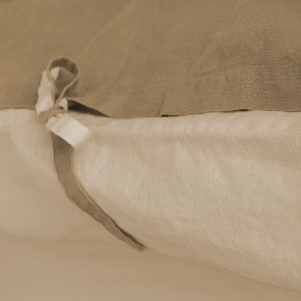 Housse de couette en lin percale