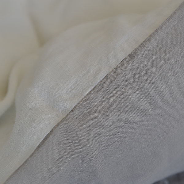 Vente housse de couette en lin percale