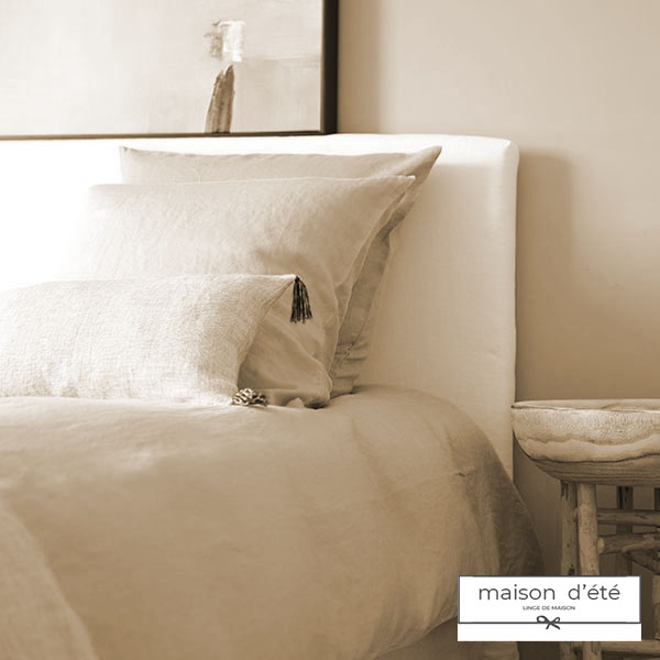 Housse de couette en lin percale