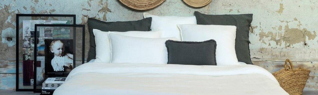 Milk cotton gauze duvet cover